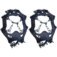 MONCROSS SWITZERLAND 1000 13爪不鏽鋼鏈條冰爪 + 硬殼收納盒套組, 黑色