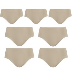 디에스도씨 여성용 심리스 노라인 숏 삼각 팬티 7p D-2507