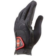 Volvik 女款漫威蜘蛛人聯名彈性高爾夫手套 左手用, 黑色