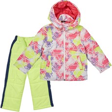 Efrider 兒童幾何撞色滑雪服上下套裝