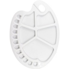 油畫調色板 P235 款式3 34*24.5cm, 17格, 1個