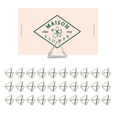 Life Sweet 多用途金屬三角便條夾筆記架, 銀色