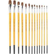 Verlben 藝術家筆刷套組 黃色, 1套, 13種