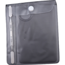 K-LAB 不鏽鋼壓克力調色盤 小方形 黑色, 1個