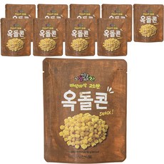 바삭바삭 고소한 옥돌콘, 10개, 80g