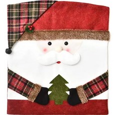 Share Mall 聖誕裝飾椅套, 聖誕老人, 1個