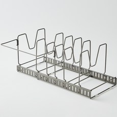 HANSSEM SOK 現代可擴展煎鍋整理架, 摩卡灰