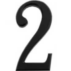 아크릴 소재 번호 안내판, 2, 1개