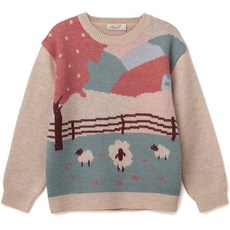 Perimitz 女童影子卡套頭針織衫 P2242K471