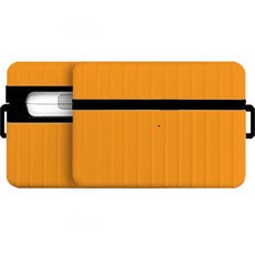 바니몽 원컬러 에어팟 프로 아머 캐리어 케이스, 텐저린