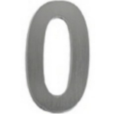 편스토어 스테인레스 번호 호실 안내판 7.5cm, 0, 1개