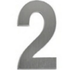 편스토어 스테인레스 번호 호실 안내판 7.5cm, 2, 1개