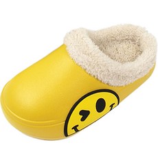 BEBEMARU 兒童眨眼毛絨拖鞋 9827