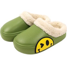 BeBemaru 兒童眨眼毛絨拖鞋 9827