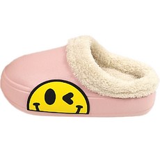 BEBEMARU 兒童眨眼毛絨拖鞋 9827