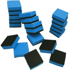 路燈方形白板記號橡皮擦 20p, 藍色