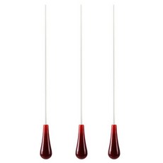 安藤彩柄38.5cm接力棒3p, 紅色的