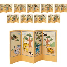 minhwashop 傳統屏風製作組, 虎鵲圖(TDPPP0683), 10套