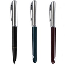 金豪 86 鋼筆 3件組, EF, 黑色, 墨綠色, 酒紅色