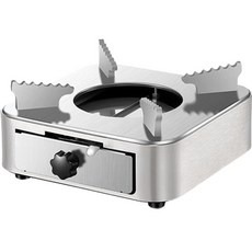 inbloom 露營家用固體燃料迷你火爐 銀色, 18 x 18 x 8 cm, 1個