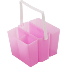 Epaleta可拆卸美術用水桶, 粉色的