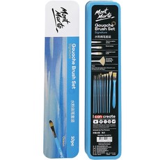 Riz J 美術畫材用品 便攜式油畫筆組 07 海洋 2 鋼盒, 1套, 324 x 72 x 30 mm