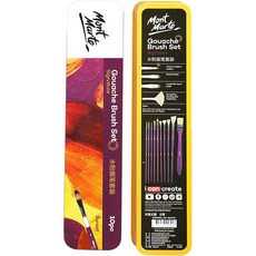 Mont Marte 蒙瑪特 緊湊型油畫刷套組 09 日落錫盒, 1套, 324 x 72 x 30 毫米