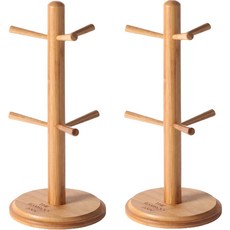 七廚竹木杯架, 2個, Natural