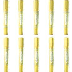 Ocean Reeve 書寫流暢雙頭油性麥克筆 18 淺黃色, 10個, 1色