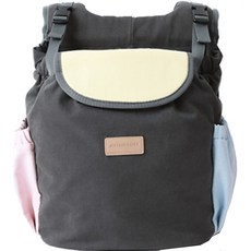 AMYLOVESPET Puppy Hug 正面圍兜正麵包, 多灰色