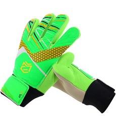 抗衝擊吸收足球守門員手套 兩側配戴, 螢光色