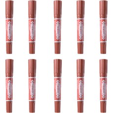 Ocean Reeve 書寫滑順雙頭油性麥克筆 46 紅棕色, 10個, 1色