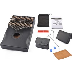 Rich Duck Kalimba 17 刻度弧形套組黑色