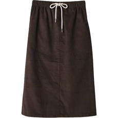 린다샵 히필엔 골덴 뒷트임 밴딩 리본 롱 스커트 cpsk4984k2a