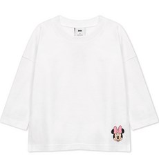Little rabbit 兒童款 Disney D.袖口開衩長袖T恤