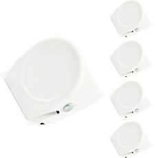 라이프스윗 자석 다용도 클립 냉장고 보드 메모 집게 5p, 화이트, 5개