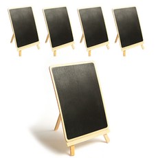 Life Sweet 多功能木製迷你黑板支架 木質留言板 方形 5入, 木質(方形)