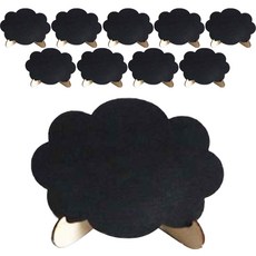 Life Sweet 多用途迷你黑板立架 留言板立架 佈告欄 D 10入, 木質(D)