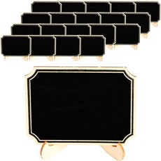 Life Sweet 多用途迷你黑板立架 留言板立架 佈告欄 B 20入, 木質