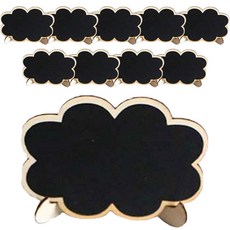 Life Sweet 多用途迷你黑板立架 留言板立架 公告板 E 10入, 木頭(E)