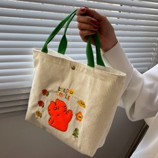 MalangJelly 老虎燈芯絨環保袋