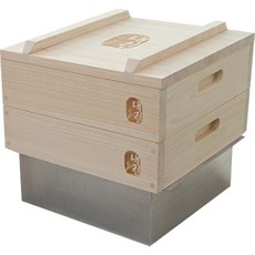 NAELIN 扁柏木電磁爐蒸籠 2層, 1個