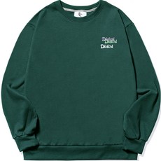 DIELCRI 男款大尺碼漸層logo大學T