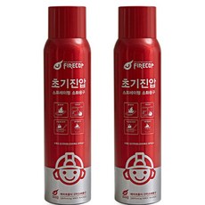 파이어캅 초기진압 스프레이형 소화기, 450g, 혼합색상, 2개