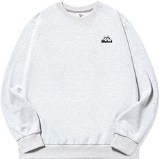 디엘크리 남성용 95~120 빅사이즈 카툰 BOMB 스몰로고 맨투맨 티셔츠