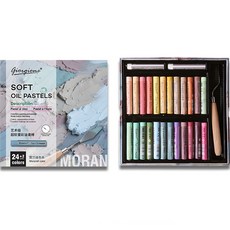 심플리앤 조르조네 소프트 오일파스텔 모란디, 24색, 1개