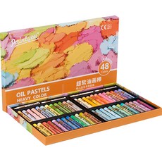 paintyou Simply & Paint You 軟油彩馬卡龍 + 白色 4p, 48色, 1個