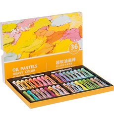 심플리앤 페인트유 소프트 오일파스텔 마카롱 + 화이트 2p, 36색, 1개