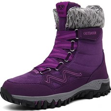 페이퍼먼츠 여성용 털 안감 스노우 방수 패딩 부츠 00857