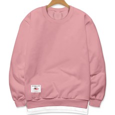 YTCLOSET 素色層次感刷毛大學T恤